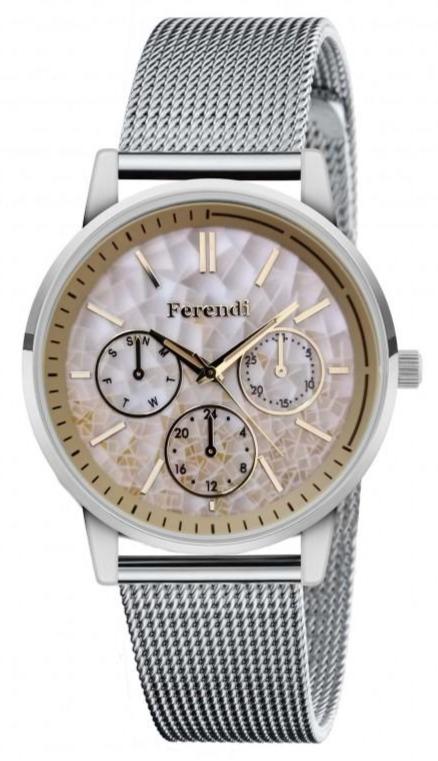 Ferendi FE8448S-115 Infinity Silver Stainless Steel Bracelet - Κοσμηματοπωλείο Goldy