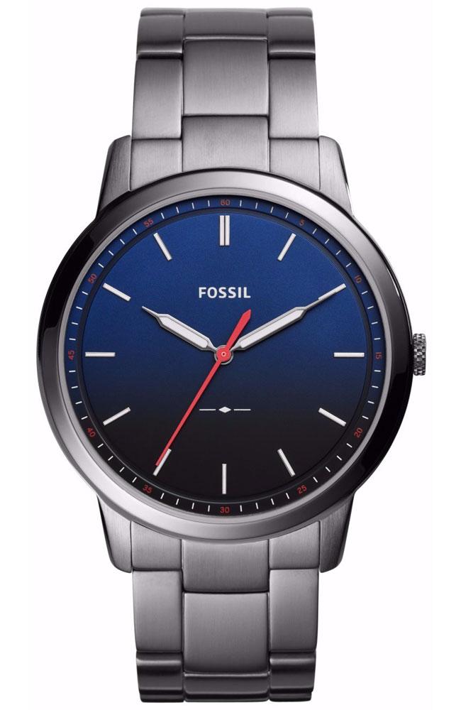 FOSSIL FS5377 The Minimalist Slim Black Stainless Steel Bracelet - Κοσμηματοπωλείο Goldy