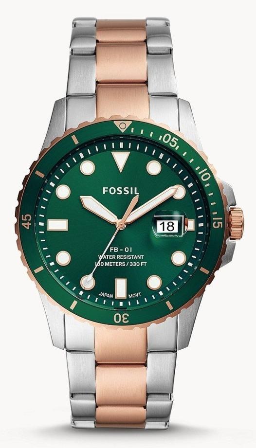 FOSSIL FS5743 FB01 Two Tone Stainless Steel Bracelet - Κοσμηματοπωλείο Goldy