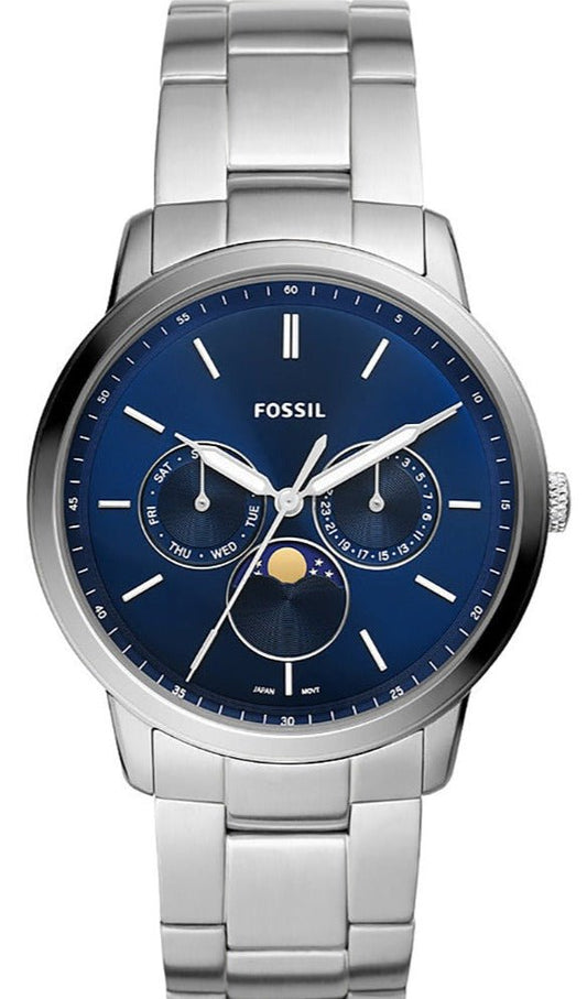 FOSSIL FS5907 Neutra Minimalist Silver Stainless Steel Bracelet - Κοσμηματοπωλείο Goldy