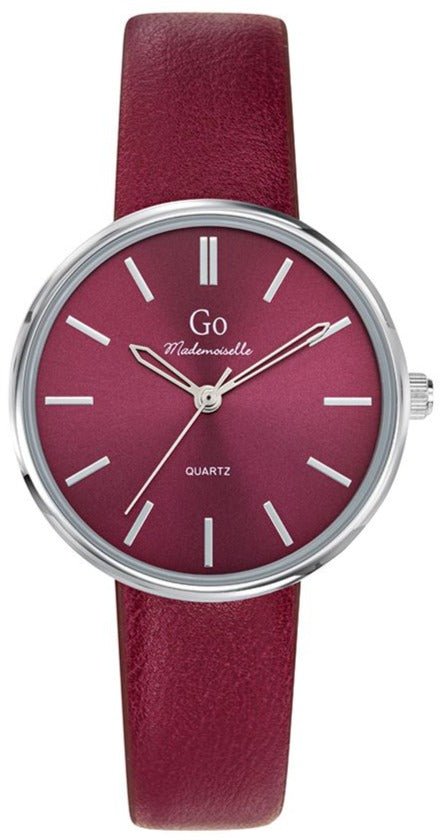 GO Girl Only 699319 Bordeaux Leather Strap - Κοσμηματοπωλείο Goldy