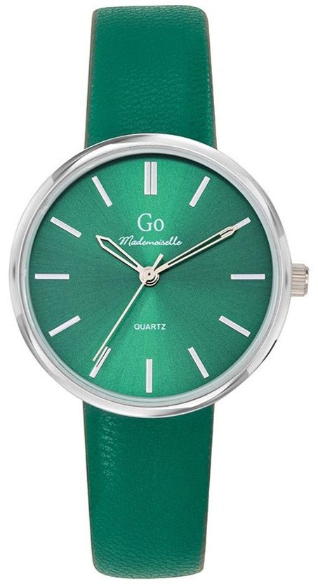 GO Girl Only 699336 Green Leather Strap - Κοσμηματοπωλείο Goldy