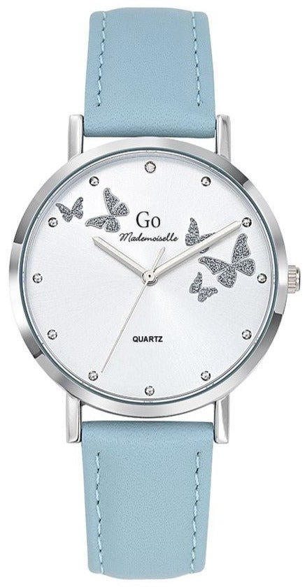 GO Girl Only 699347 Light Blue Leather Strap - Κοσμηματοπωλείο Goldy