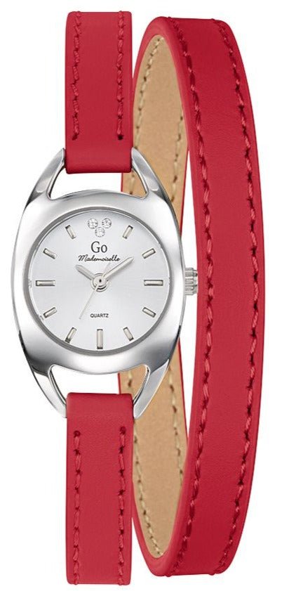 GO Girl Only 699385 Red Leather Strap - Κοσμηματοπωλείο Goldy