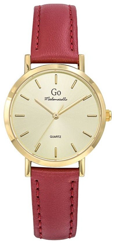 GO Girl Only 699436 Red Leather Strap - Κοσμηματοπωλείο Goldy