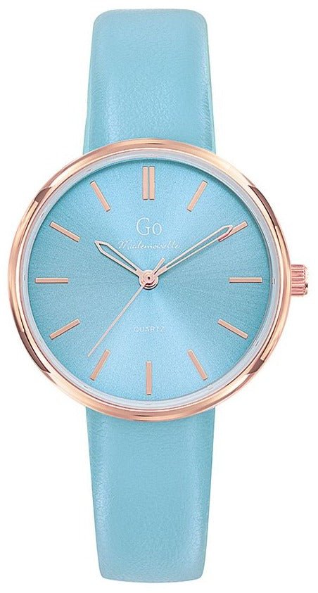 GO Girl Only 699445 Light Blue Leather Strap - Κοσμηματοπωλείο Goldy