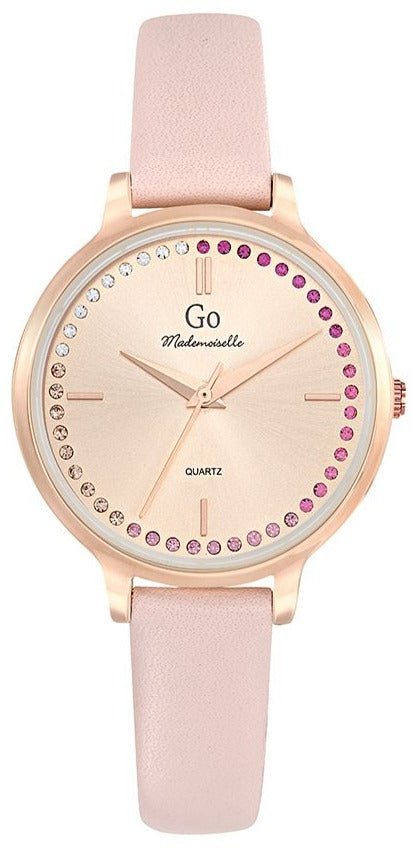 GO Girl Only 699496 Pink Leather Strap - Κοσμηματοπωλείο Goldy