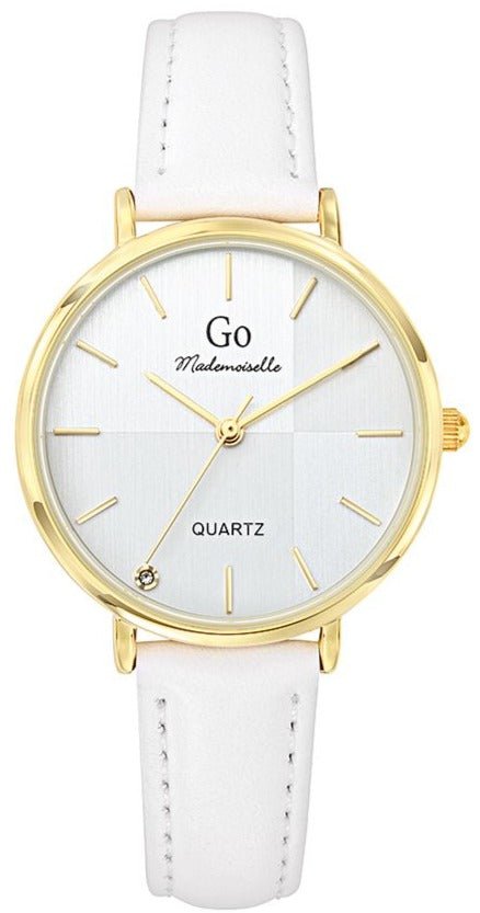 GO Girl Only 699528 White Leather Strap - Κοσμηματοπωλείο Goldy