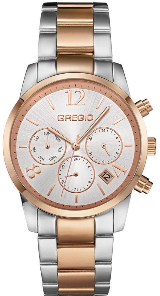 Gregio GR290050 Linn Two Tone Stainless Steel Bracelet - Κοσμηματοπωλείο Goldy