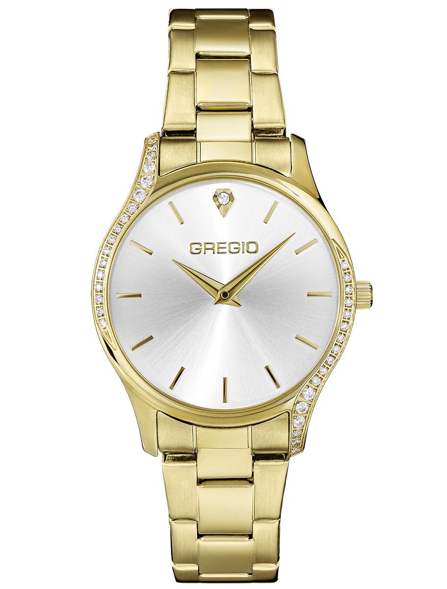 Gregio GR330020 Jolie Gold Stainless Steel Bracelet - Κοσμηματοπωλείο Goldy