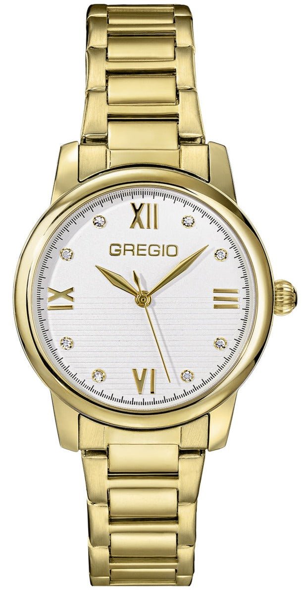 Gregio GR340020 Louise Gold Stainless Steel Bracelet - Κοσμηματοπωλείο Goldy