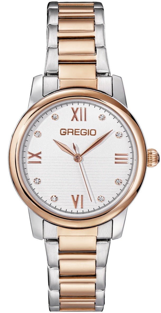 Gregio GR340050 Louise Two Tone Stainless Steel Bracelet - Κοσμηματοπωλείο Goldy