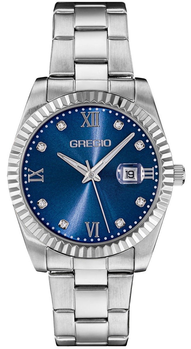 Gregio GR360011 Mallory Silver Stainless Steel Bracelet - Κοσμηματοπωλείο Goldy