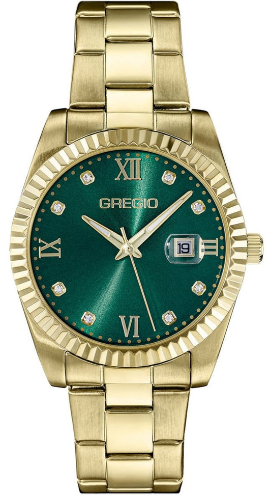 Gregio GR360021 Mallory Gold Stainless Steel Bracelet - Κοσμηματοπωλείο Goldy