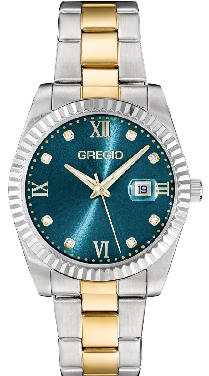 Gregio GR360042 Mallory Two Tone Stainless Steel Bracelet - Κοσμηματοπωλείο Goldy