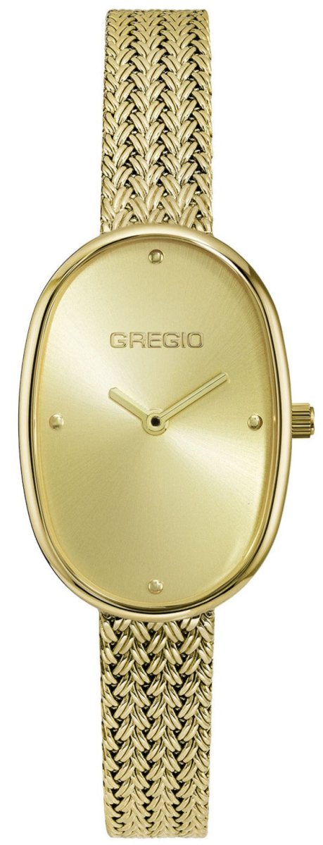 Gregio GR380020 Aveline Gold Stainless Steel Bracelet - Κοσμηματοπωλείο Goldy