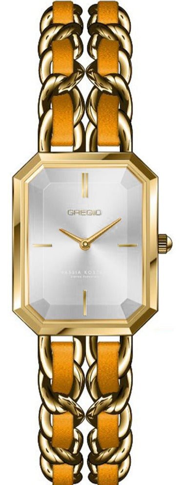 Gregio VK102020 Vassia Kostara Gold Stainless Steel Bracelet - Κοσμηματοπωλείο Goldy