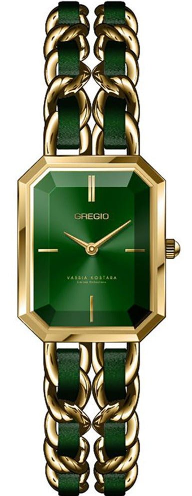 Gregio VK102021 Vassia Kostara Gold Stainless Steel Bracelet - Κοσμηματοπωλείο Goldy