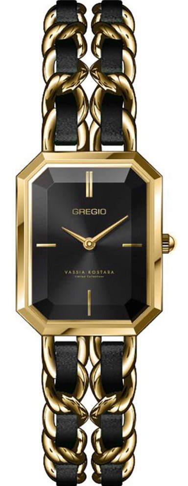 Gregio VK102024 Vassia Kostara Gold Stainless Steel Bracelet - Κοσμηματοπωλείο Goldy