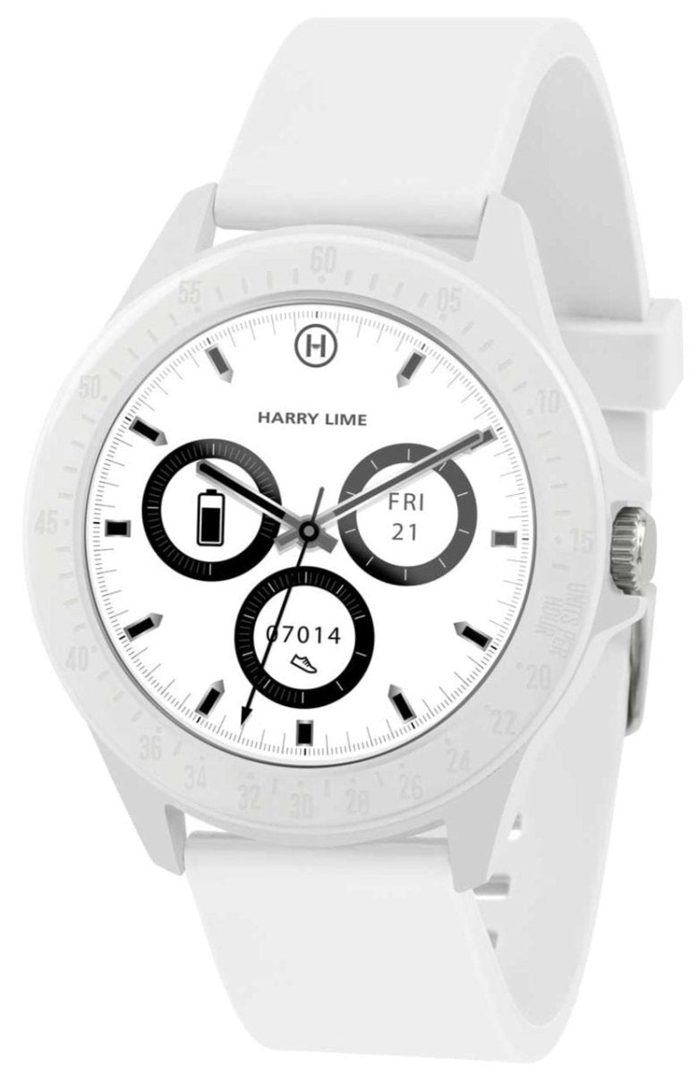 Harry Lime HA07-2000 Smartwatch White Silicon Strap - Κοσμηματοπωλείο Goldy