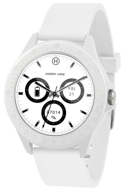 Harry Lime HA07-2000 Smartwatch White Silicon Strap - Κοσμηματοπωλείο Goldy