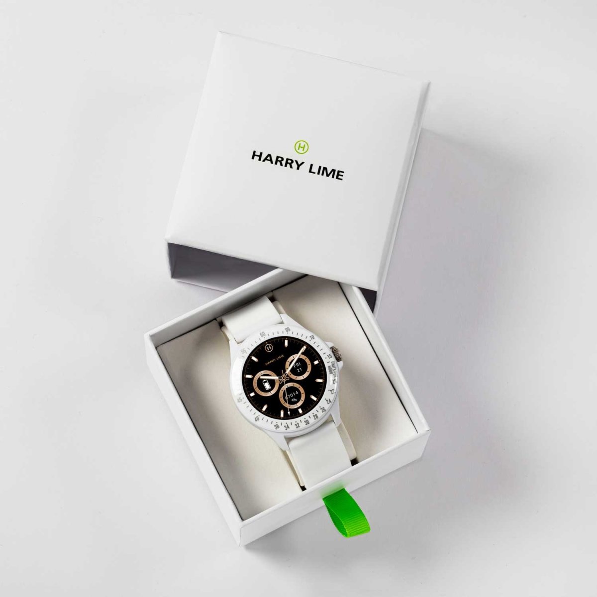 Harry Lime HA07-2000 Smartwatch White Silicon Strap - Κοσμηματοπωλείο Goldy