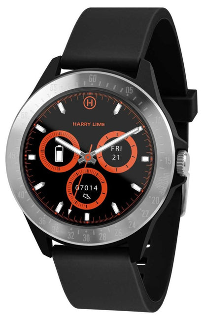 Harry Lime HA07-2001 Smartwatch Black Silicon Strap - Κοσμηματοπωλείο Goldy