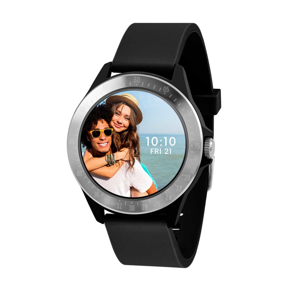 Harry Lime HA07-2001 Smartwatch Black Silicon Strap - Κοσμηματοπωλείο Goldy