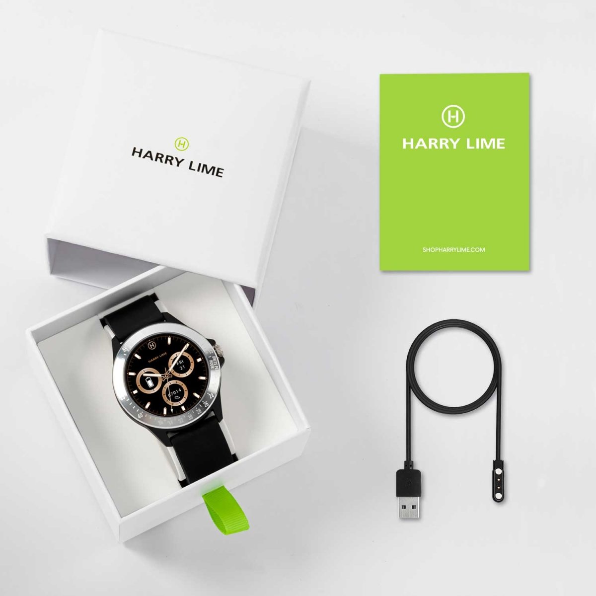 Harry Lime HA07-2001 Smartwatch Black Silicon Strap - Κοσμηματοπωλείο Goldy