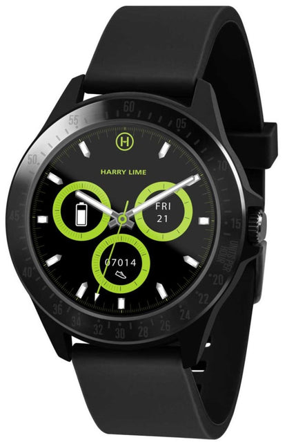 Harry Lime HA07-2002 Smartwatch Black Silicon Strap - Κοσμηματοπωλείο Goldy