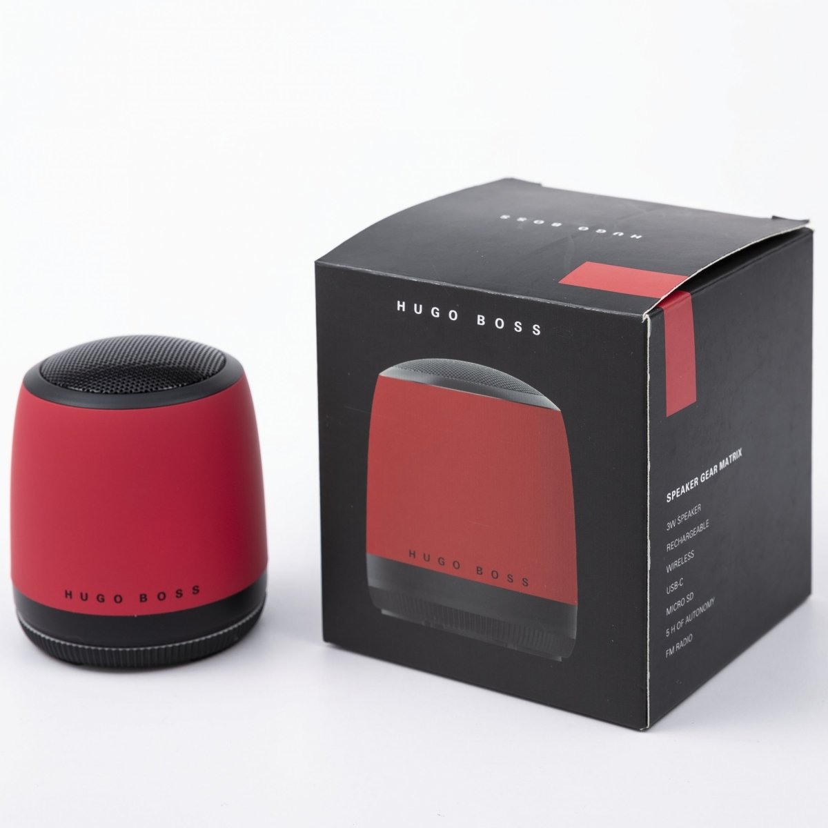 HUGO BOSS HAE007P Gear Matrix Red Bluetooth Speaker - Κοσμηματοπωλείο Goldy