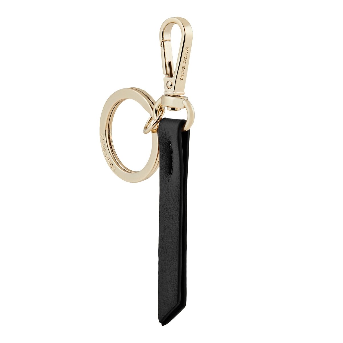 HUGO BOSS HAK311A Μπρελόκ Triga Black Key Ring - Κοσμηματοπωλείο Goldy