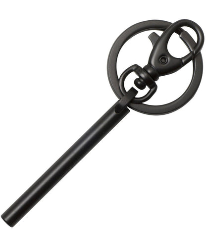 HUGO BOSS HAK746A Μπρελόκ Essential Matte Black Key Ring - Κοσμηματοπωλείο Goldy