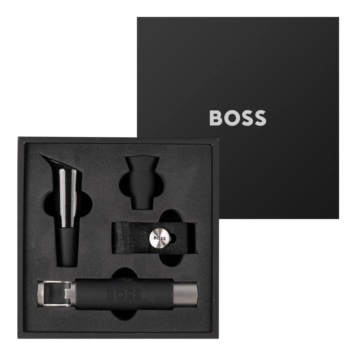 HUGO BOSS HAV321A Iconic Wine Set Black - Κοσμηματοπωλείο Goldy