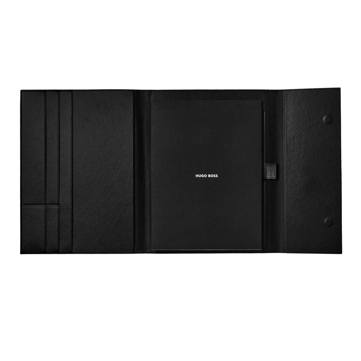 HUGO BOSS HDF309A Ντοσιέ A4 Cloud Matte Black Folder - Κοσμηματοπωλείο Goldy