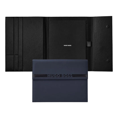 HUGO BOSS HDF309N Ντοσιέ A4 Cloud Matte Blue Folder - Κοσμηματοπωλείο Goldy