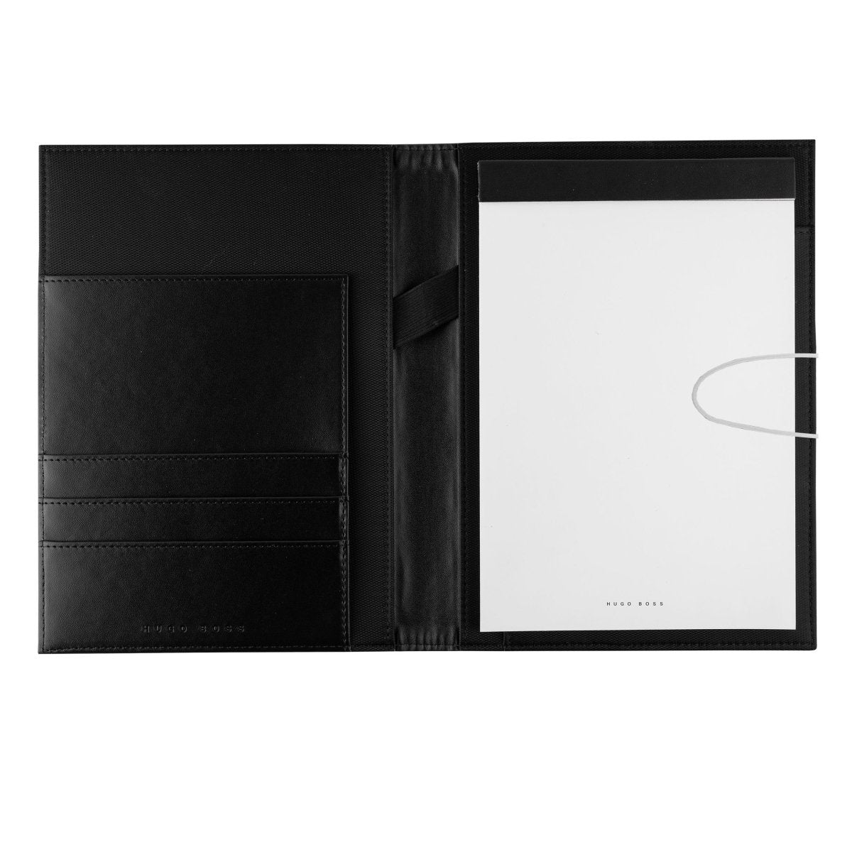 HUGO BOSS HDM002F Ντοσιέ A5 Outline Black/White Folder - Κοσμηματοπωλείο Goldy