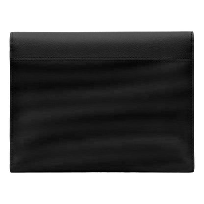 HUGO BOSS HDM210A Ντοσιέ A5 Pinstripe Black Folder - Κοσμηματοπωλείο Goldy