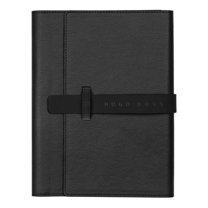 HUGO BOSS HDM212A Ντοσιέ A5 Illusion Gear Black Folder - Κοσμηματοπωλείο Goldy