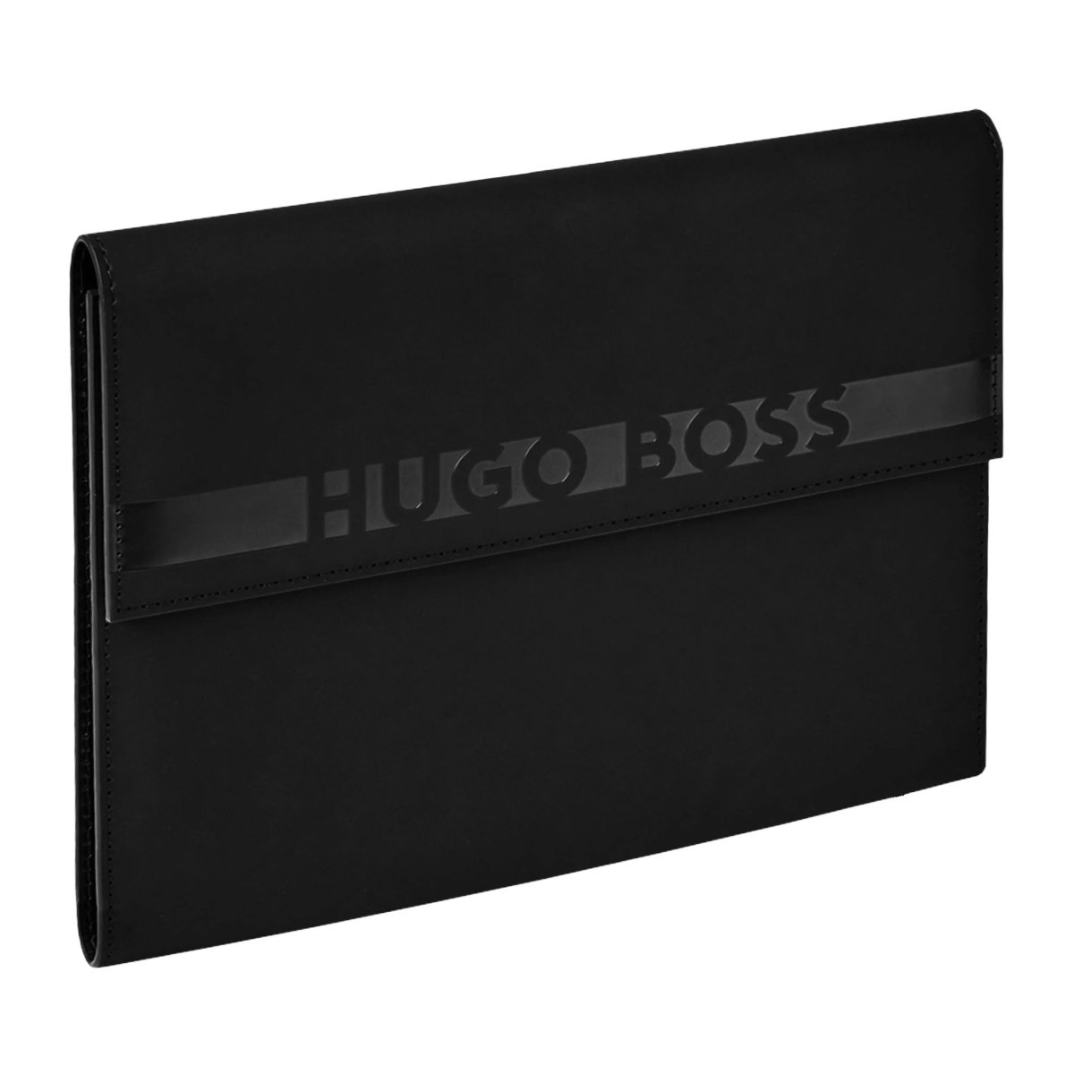 HUGO BOSS HDM309A Ντοσιέ A5 Cloud Matte Black Folder - Κοσμηματοπωλείο Goldy