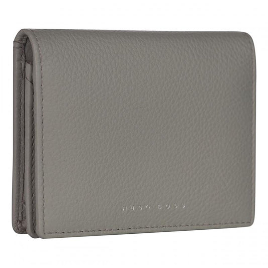 HUGO BOSS HLC009K Καρτοθήκη Storyline Light Grey Card Holder - Κοσμηματοπωλείο Goldy