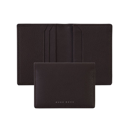 HUGO BOSS HLC009R Καρτοθήκη Storyline Burgundy Card Holder - Κοσμηματοπωλείο Goldy