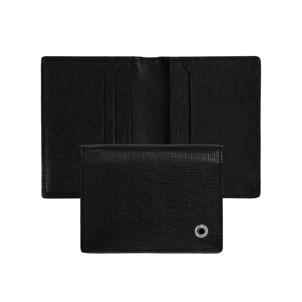 HUGO BOSS HLC010A Καρτοθήκη Tradition Black Card Holder - Κοσμηματοπωλείο Goldy