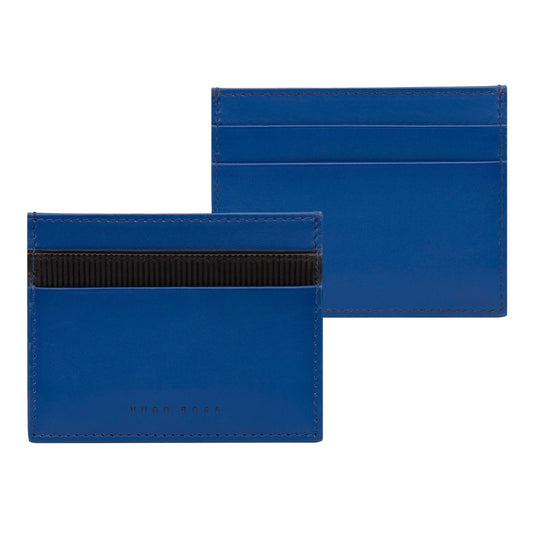 HUGO BOSS HLC215L Καρτοθήκη Matriz Blue Card Holder - Κοσμηματοπωλείο Goldy