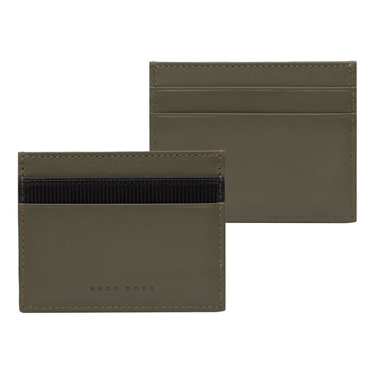 HUGO BOSS HLC215T Καρτοθήκη Matriz Khaki Card Holder - Κοσμηματοπωλείο Goldy