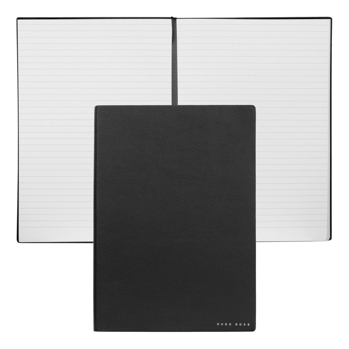 HUGO BOSS HNB121AL Σημειωματάριο B5 Essential Storyline Black Notebook - Κοσμηματοπωλείο Goldy