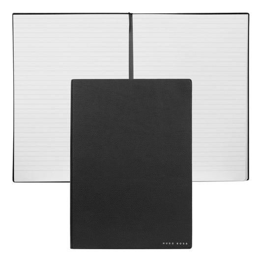 HUGO BOSS HNB121AL Σημειωματάριο B5 Essential Storyline Black Notebook - Κοσμηματοπωλείο Goldy