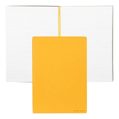 HUGO BOSS HNB121SL Σημειωματάριο B5 Essential Storyline Yellow Notebook - Κοσμηματοπωλείο Goldy