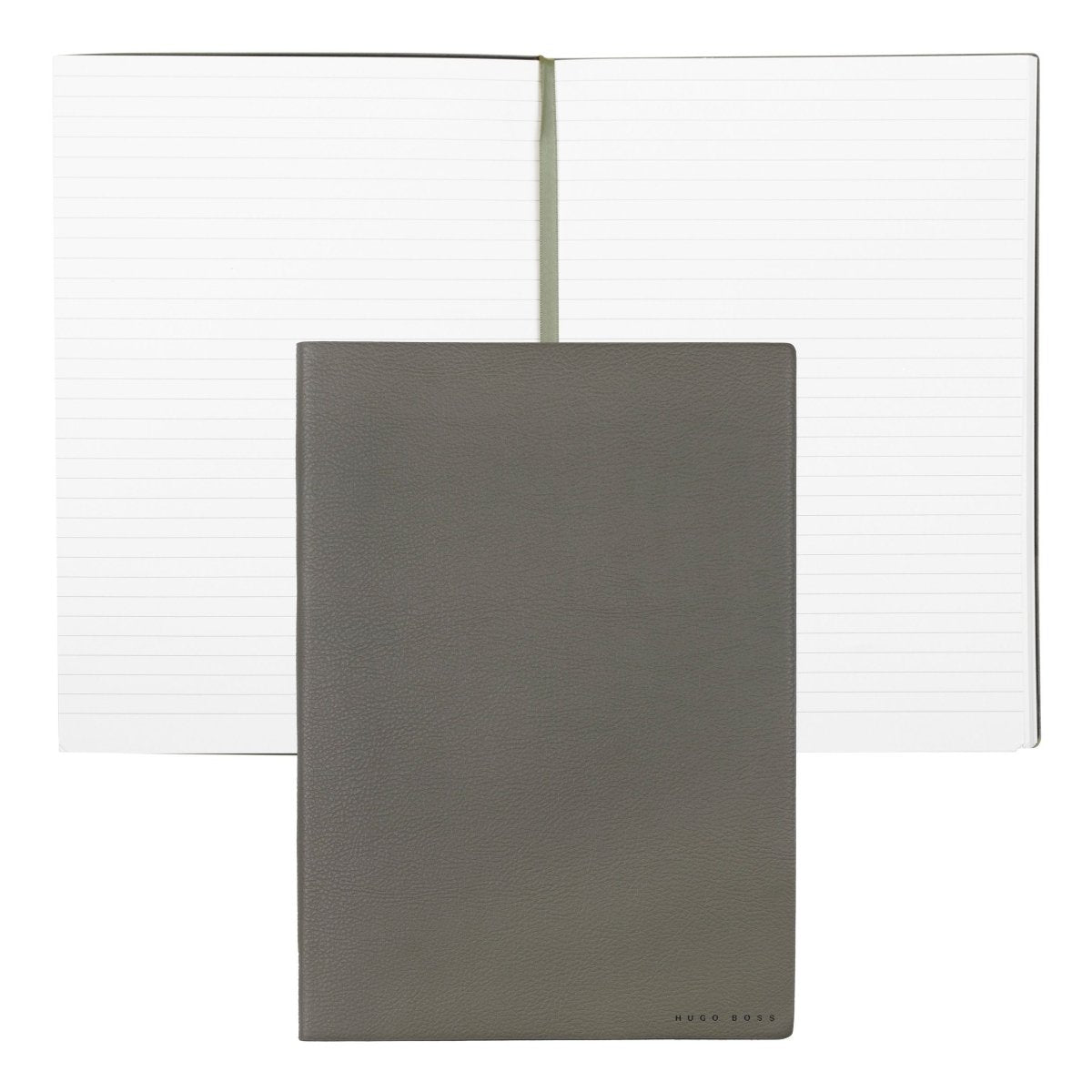 HUGO BOSS HNB121TL Σημειωματάριο B5 Essential Storyline Khaki Notebook - Κοσμηματοπωλείο Goldy