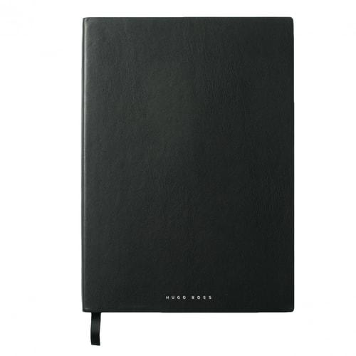 HUGO BOSS HNF808A Σημειωματάριο A4 Stripe Black Notebook - Κοσμηματοπωλείο Goldy